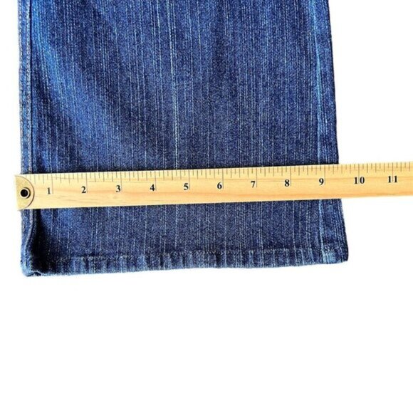 7 For All Mankind ''A'' Pocket wide and flare leg Casual Blue Denim Jean…Size 30 - Picture 10 of 12